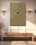 Allah Lafzı Motifli Dekoratif Kırılmaz Temperli Cam Tablo - Görsel 3