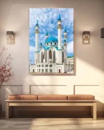 Kul Şerif Camii Tasarımlı Kırılmaz Temperli Cam Tablo - Görsel 3