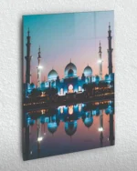 Şeyh Zayed Camii Manzaralı Kırılmaz Temperli Cam Tablo