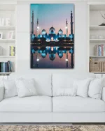 Şeyh Zayed Camii Manzaralı Kırılmaz Temperli Cam Tablo - Görsel 2