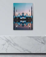 Şeyh Zayed Camii Manzaralı Kırılmaz Temperli Cam Tablo - Görsel 4