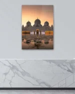 Şeyh Zayed Camii Gün Batımı Kırılmaz Temperli Cam Tablo - Görsel 4