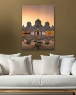 Şeyh Zayed Camii Gün Batımı Kırılmaz Temperli Cam Tablo - Görsel 5