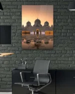 Şeyh Zayed Camii Gün Batımı Kırılmaz Temperli Cam Tablo - Görsel 6