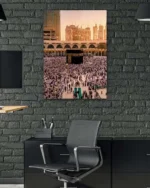 Kabe ve Kalabalık Manzarası Kırılmaz Temperli Cam Tablo - Görsel 6