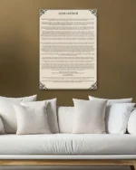 Veda Hutbesi Kırılmaz Temperli Cam Tablo - Görsel 5