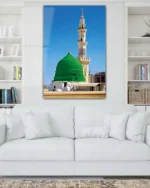 Medine Mescid-i Nebevi Kubbe ve Minare Kırılmaz Temperli Cam Tablo - Görsel 2