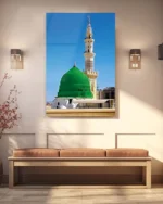 Medine Mescid-i Nebevi Kubbe ve Minare Kırılmaz Temperli Cam Tablo - Görsel 3