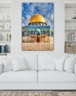 Kubbet-üs-Sahra Detaylı Mimari Görünüm Kırılmaz Temperli Cam Tablo - Görsel 2