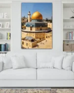 Mescid-i Aksa Altın Kubbe Kırılmaz Temperli Cam Tablo - Görsel 2