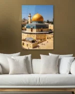 Mescid-i Aksa Altın Kubbe Kırılmaz Temperli Cam Tablo - Görsel 5