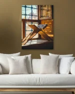 Rahle Üzerinde Kuran-ı Kerim Kırılmaz Temperli Cam Tablo - Görsel 5