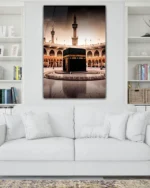 Kâbe Manzarası Kırılmaz Temperli Cam Tablo - Görsel 2