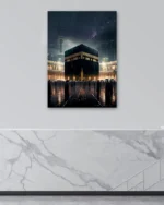 Kabe Gece Yağmurlu Kırılmaz Temperli Cam Tablo - Görsel 4