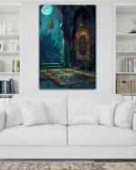 Gece ve Seccade Kırılmaz Temperli Cam Tablo - Görsel 2