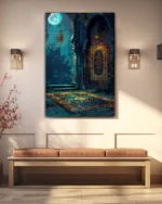 Gece ve Seccade Kırılmaz Temperli Cam Tablo - Görsel 3