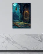 Gece ve Seccade Kırılmaz Temperli Cam Tablo - Görsel 4