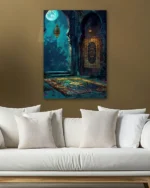 Gece ve Seccade Kırılmaz Temperli Cam Tablo - Görsel 5