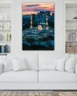 Şehir ve Cami Kırılmaz Temperli Cam Tablo - Görsel 2