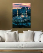 Şehir ve Cami Kırılmaz Temperli Cam Tablo - Görsel 5