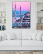 Sultan Ahmet Cami Manzarası Kırılmaz Temperli Cam Tablo - Görsel 2