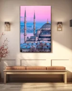 Sultan Ahmet Cami Manzarası Kırılmaz Temperli Cam Tablo - Görsel 3