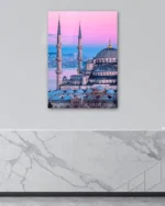 Sultan Ahmet Cami Manzarası Kırılmaz Temperli Cam Tablo - Görsel 4