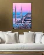 Sultan Ahmet Cami Manzarası Kırılmaz Temperli Cam Tablo - Görsel 5