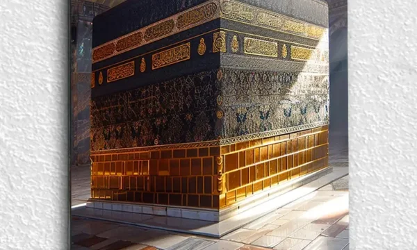 Kutsal Kabe İç Mekan Kırılmaz Temperli Cam Tablo