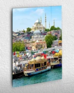 Eminönü ve Süleymaniye Camii Kırılmaz Temperli Cam Tablo