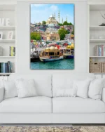 Eminönü ve Süleymaniye Camii Kırılmaz Temperli Cam Tablo - Görsel 2