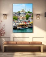 Eminönü ve Süleymaniye Camii Kırılmaz Temperli Cam Tablo - Görsel 3