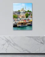 Eminönü ve Süleymaniye Camii Kırılmaz Temperli Cam Tablo - Görsel 4
