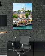 Eminönü ve Süleymaniye Camii Kırılmaz Temperli Cam Tablo - Görsel 6