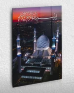 Sultan Salahuddin Abdul Aziz Şah Camii Kırılmaz Temperli Cam Tablo