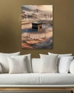 Kabe ve Mekke Manzarası Kırılmaz Temperli Cam Tablo - Görsel 5
