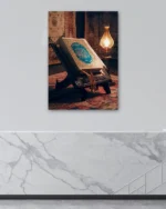 Rahle Üzerinde Kur'an Kırılmaz Temperli Cam Tablo - Görsel 4