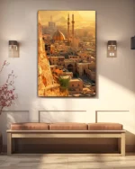 Altın Kubbeli Cami Kırılmaz Temperli Cam Tablo - Görsel 3