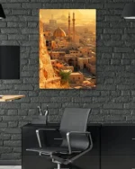 Altın Kubbeli Cami Kırılmaz Temperli Cam Tablo - Görsel 6