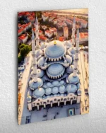 Süleymaniye Camii Kırılmaz Temperli Cam Tablo