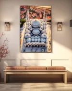 Süleymaniye Camii Kırılmaz Temperli Cam Tablo - Görsel 3