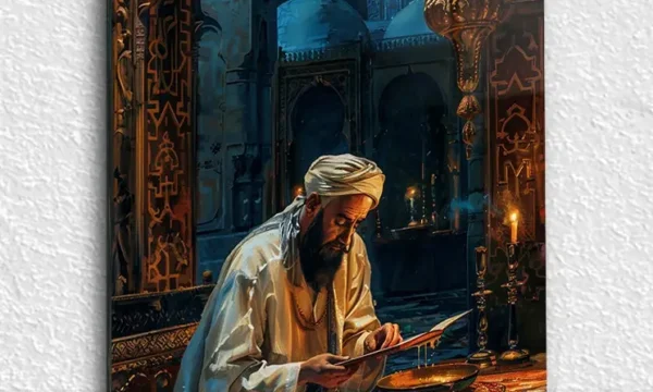 İlahi Huzur Kırılmaz Temperli Cam Tablo