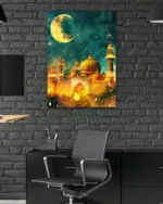 Masalsı Camii Manzarası Kırılmaz Temperli Cam Tablo - Görsel 6