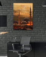 Namaz Çağrısı Kırılmaz Temperli Cam Tablo - Görsel 6