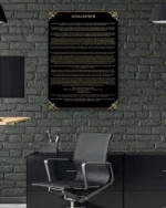 Veda Hutbesi Türkçe Metin Kırılmaz Temperli Cam Tablo - Görsel 6