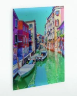Venedik Kanalları Temperli Cam Tablo