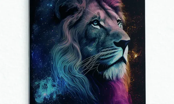 Kurtuluş Işığı Aslan Temperli Cam Tablo