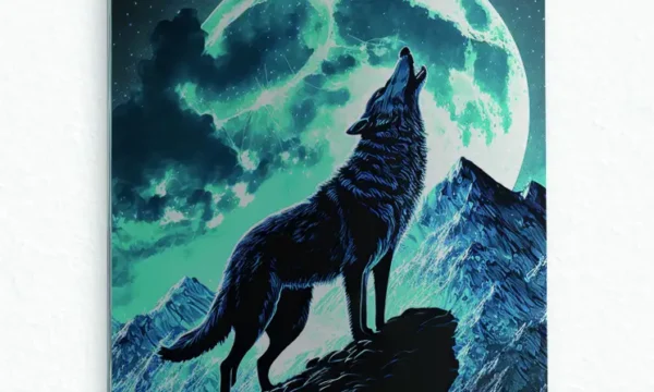 Dolunay ve Kurt Temperli Cam Tablo