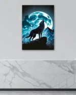 Dolunay ve Kurt Temperli Cam Tablo - Görsel 4