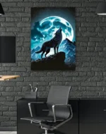 Dolunay ve Kurt Temperli Cam Tablo - Görsel 6